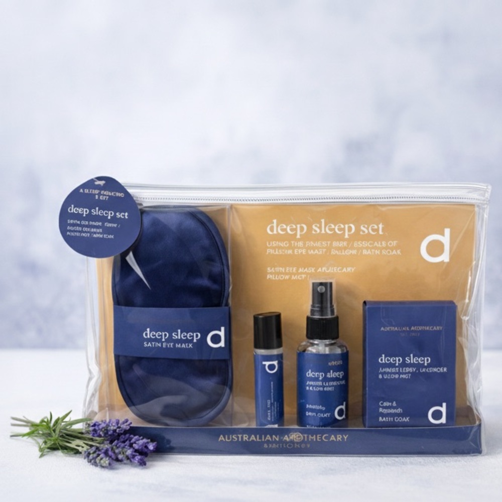 Australian Apothecary Sydney Deep Sleep Essential Oils Holistic Gift Travel Set